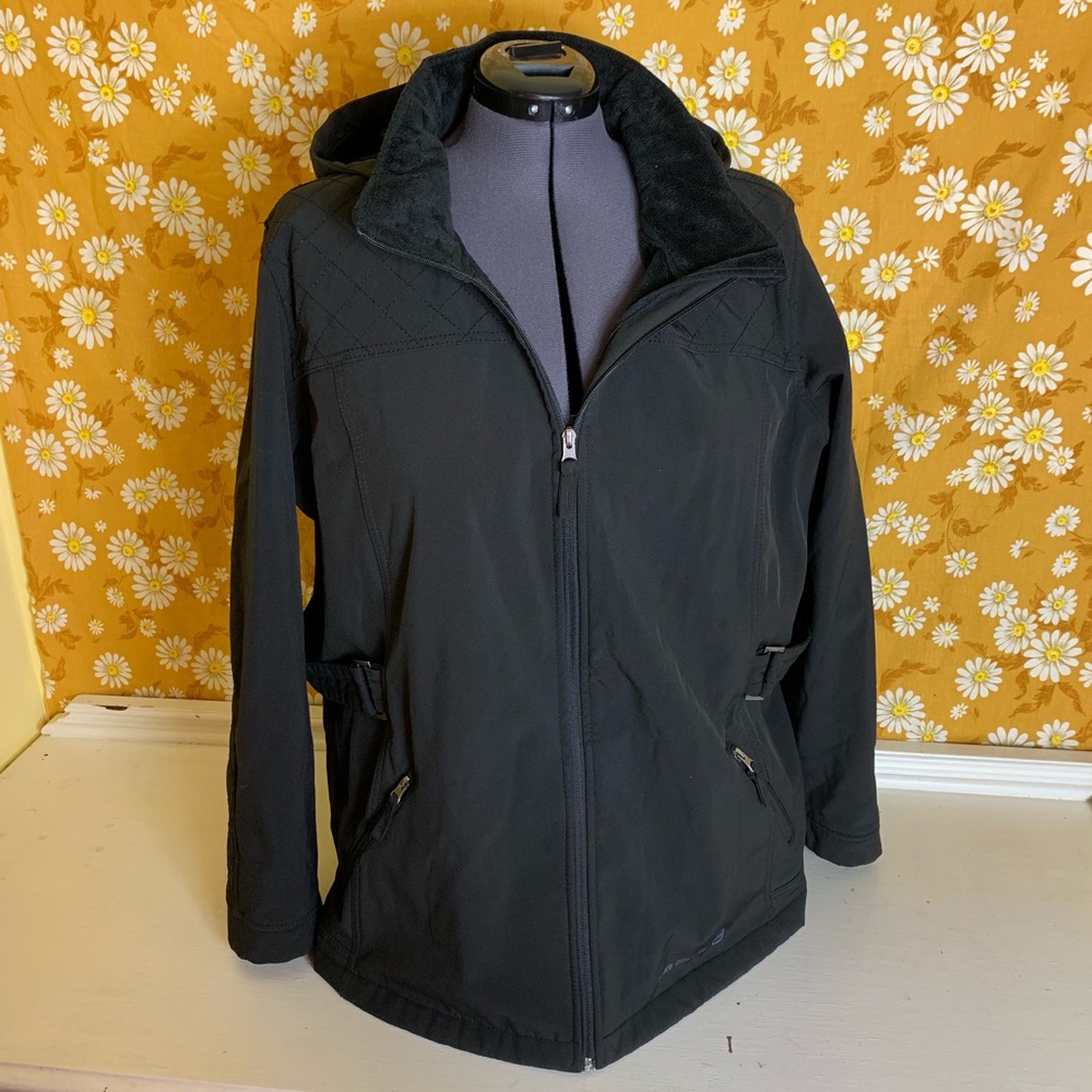 Free Country 2X Black Jacket with Hood